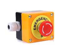 1 NO 1 NC 10A 660V Emergency Stop Push Button Red Mushroom Switch Station NWPNLXEA