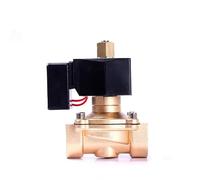 1" Normally Open Brass Solenoid Valve 24 hours Non Heating 220V 110V 24V 12V Energy-Saving Solenoid Valves For Water/Gas(BSP_12VDC)