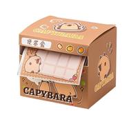 1 note adhésive rétractable avec marque-pages de dessin animé, onglets amovibles pour étude et gestion de projet, notes adhésives transparentes