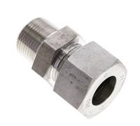 1'' NPT mâle x 25S Anneau de coupe droit en acier inoxydable 400 Bar DIN 2353