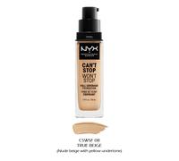 1 NYX Can'T Stop Won'T Full Coverage Foundation " Choisissez Votre 1 Couleur "