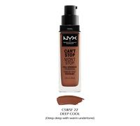 1 NYX Can'T Stop Won'T Full Coverage Foundation " Choisissez Votre 1 Couleur "