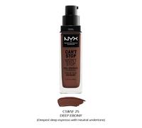 1 NYX Can'T Stop Won'T Full Coverage Foundation " Choisissez Votre 1 Couleur "