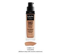 1 NYX Can'T Stop Won'T Full Coverage Foundation " Choisissez Votre 1 Couleur "
