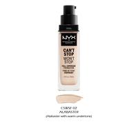 1 NYX Can'T Stop Won'T Full Coverage Foundation " Choisissez Votre 1 Couleur "