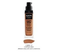 1 NYX Can'T Stop Won'T Full Coverage Foundation " Choisissez Votre 1 Couleur "