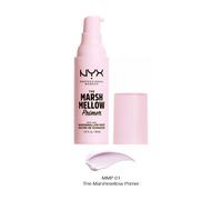 NYX Professional Makeup Base de Maquillage pour Teint Lisse et Uniforme, Hydratant, Racine de Guimauve, Formule Vegan, The Marshmellow Primer, 30 ml