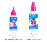 1 NYX le Visage Colle Fixation Spray & Préhension Base Set Fgss01+Fgp01 Joy's