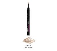 NYX Professional Makeup Feutre à Sourcils Lift & Snatch, Waterproof, Sans Transfert, Teinte : Ash Brown (06)