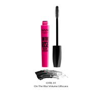 NYX Mascara On The Rise Volume Liftscara – Formule vegan – 10 ml Noir mat