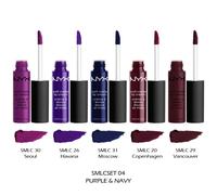 1 NYX Souple Mate Crème à Lèvres Rouge - 4 Pièce Complet Taille Set " Pic Vos 1