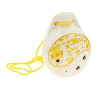 1 Ocarina Alto en céramique 6 trous Clé en Do pour enfants adultes débutants