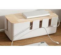 1 ou 2 boîtes de rangement cache câbles : 2