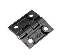 1 Ou 2 Charnières À Paumelle 40/50/60 Mm, Métal Noir, Porte, Armoire, Caisson, Abattant Arrière, Accessoires De Quincaillerie For Abri De Jardin(40x40mm)