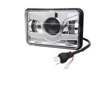 1 Ou 2 Pièces pour Oldsmobile pour Camion Ensemble De Phares De Voiture Universels 4x6 Pouces Phares LED DRL Accessoire De Remplacement Phares Feux(1pcs Chrome)