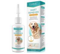 1 outil anti-verrues pour chien - Pour tous les types de chiens et chiens de petite, moyenne et grande taille - Chaque flacon de 20 ml - Élimine les verrues - Sans danger et sans douleur