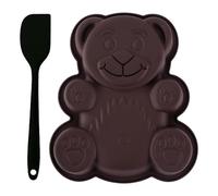 1 Outil De Cuisson Petit Ours, 1 Spatule, Moule À Gâteau, Modélisation Créative Faite À La Main, Spatule À Crème De Cuisine, Adapté Aux Fours Et Congélateurs.