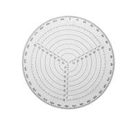1 outil de recherche de centre en acrylique transparent de 20 cm de diamètre - Boussole de travail pour tourner, ébaucher et finition, anneaux de marquage de précision pour bols et travaux de broche