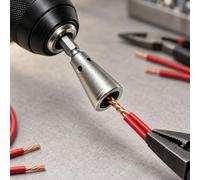 1 outil de torsion automatique en acier au carbone avec poignée hexagonale, connecteur de fil rapide universel, connexions de câblage parallèle faciles et sécurisées