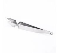 1 outil de traitement des tiques en acier inoxydable 2 en 1 avec fourchette, pince à épiler et pince à épiler pour chat et chien, astucieux et attrayant