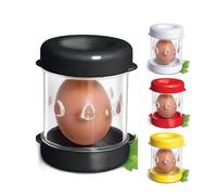 1 outil d'éplucheur d'œufs, récipient en plastique transparent avec couvercle, gadget de cuisine, plusieurs couleurs disponibles