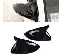 1 Paar Auto Spiegelkappen Links Rechts Rückspiegel Gehäuse für VW Golf MK7 7.5 GTI 7 Golf 7 R 2013-2020 Schwarz Abdeckungen Seitenspiegel für VW T-ouran L 2016-2019 (Noir brillant)