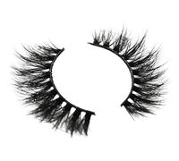 1 Paar russische Volumen-Wimpern mit starker Haftung, weiche Wimpern mit verstärktem Halt, spitz zulaufend für Cat-Eye-Look, leicht anzubringen, für Alltag oder Abend, sauber und elegant