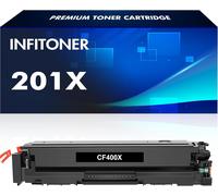 1-Pack 201X Cf400X Cartouche De Toner Compatible Pour Hp 201X 201A Color Laserjet Pro Mfp M277Dw M252Dw M277N M277 M274N M252N M277C6 M252 M274 Cf400A ( Noir )[ENC945427]
