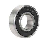 [1-Pack] 5205-2RS - Double roulement angulaire 25 mm x 52 mm x 20,6 mm (ID x OD x Largeur) Double joint en caoutchouc Pzt173 (Argent, 3 x 3 x 1 cm)