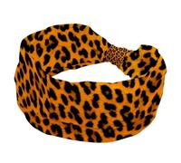 1 Pack Art Leopard Print-1110 Élastiques Doux Tissu Antidérapant Bandeau Mode Femme - Doux, Large et Élégant Pour Toutes Les Occasions