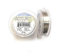 (1 Pack) - Artistic Wire 22-Gauge Tarnish Resistant Silver Wire, 10-Yard