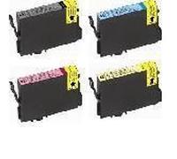 1 Pack Economique de 4 Cartouches Encre Epson 1 Noir + 1 Cyan + 1 Magenta + 1 jaune Compatible EPSON T0611 + T0612 + T0613 + T0614 ( C13T061140 + C13T061240 + C13T061340 + C13T061440)
