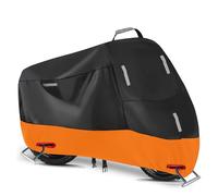 1 Pack Housse Moto Imperméable Extérieur pour BT 1100 Bulldog 2001-2007, Bâche de Protection Scooter Robuste Anti-UV Coupe-Vent Garage Scooter Neige,XXL (245 x 95 x 125 cm)