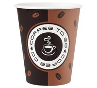 1-PACK Kaffeebecher Topline,"Coffee to go", Pappe beschichtet, 8oz, 200 ml, 1000 Stück