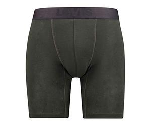 1-Pack Levis Men's Movement Tencel Long Boxer Shorts Underpants Pant Underwear, Farben:Army Green, Größe Bekleidung:S