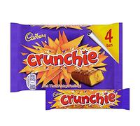 (1 Pack of 40) (4 BARS X 10) Cadbury - Crunchie Bars - 26.1g