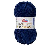 1 Pack/Skein Himalaya Dolphin Bébé, Chaque écheveau 100 Gr/3,5 oz, 120 m/132 yd, Fil Super Bulky, Fil pour Couverture, Fil Velour, Fil à Tricoter, Fil pour Amigurumi, Fil pour Bébé 80321