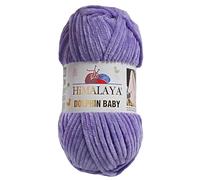 1 Pack/Skein Himalaya Dolphin Bébé, Chaque écheveau 100 Gr/3,5 oz, 120 m/132 yd, Fil Super Bulky, Fil pour Couverture, Fil Velours, Fil à Tricoter, Fil pour Amigurumi, Fil pour Bébé 80364