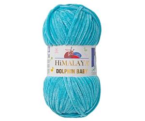 1 Pack/Skein Himalaya Dolphin Bébé, Chaque écheveau 100 Gr/3,5 oz, 120 m/132 yd, Fil Super Bulky, Fil pour Couverture, Fil Velours, Fil à Tricoter, Fil pour Amigurumi, Fil pour Bébé 80315