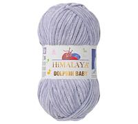 1 Pack/Skein Himalaya Dolphin Bébé, Chaque pelote 100 Gr/3,5 oz, 120 m/132 yd, Fil Super Bulky, Fil pour Couverture, Fil Velour, Fil à Tricoter, Fil pour Amigurumi, Fil pour Bébé 80351
