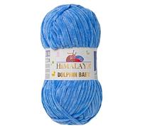 1 Pack/Skein Himalaya Dolphin Bébé, Chaque Skein 100 Gr/3,5 oz, 120 m/132 yd, Fil Super Bulky, Fil pour Couverture, Fil Velour, Fil à Tricoter, Fil pour Amigurumi, Fil pour Bébé 80327