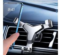 1 Pack Support Téléphone Voiture pour Mercedes-Benz A-Class W176 A160 A180 A200 A45 2016 2017 2018, Alliage D'Aluminium Gravité Stable Silencieux Grille D'Aération Fixation Robuste Accessoire Auto