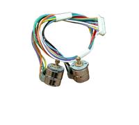 1 Pair 2pcs 8mm Stepping Stepper electronic starter 2-phase 4-wire Stepper electronic starter with 9 Teeth 0.2 Modulus Copper Gear for Camera