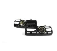 1 Pair Car Auto White Fog Light Front Bumper Grilles Replacement for VW for Golf MK4 1998-2004 Angel Eyes Lamp Running Fog Light Fog Lamp