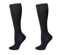 1 Pair Chaussettes de Compression,Chaussettes de Contention Femme Hommes,15-25 mmHg Bas de Contention,Soutien Graduel Chaussettes de Contention,pour Course,Cyclisme,Voyage (LXL)