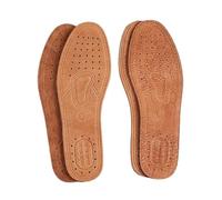 1 Pair Comfortable Casual Leather Insole Cowhide Insoles for Shoes Men Feet Flats Shoe Sole(EU41)