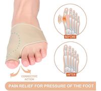 1 Pair Hallux Valgus Socks,Cushion For Big Toe And Front Toes,Hammer Toe Correction And Protection,For Shoes And Sandals,Women Men,Hallux Valgus