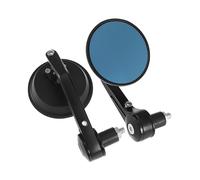 1 Pair Motorcycle Handlebar Mirrors Round Rearview Mirrors Bar End Mirrors Reflector