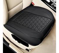 1 Pair Of Luxury Pu Leather Front Car Seat Covers,Universal Fit 90% Of Cars,20.8 X 21 Inches (Black)