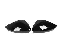 1 Pair Rearview Mirror Cap Gloss Black Exterior Side Wing Mirror Cap for Superb 3V 2015 to 2020